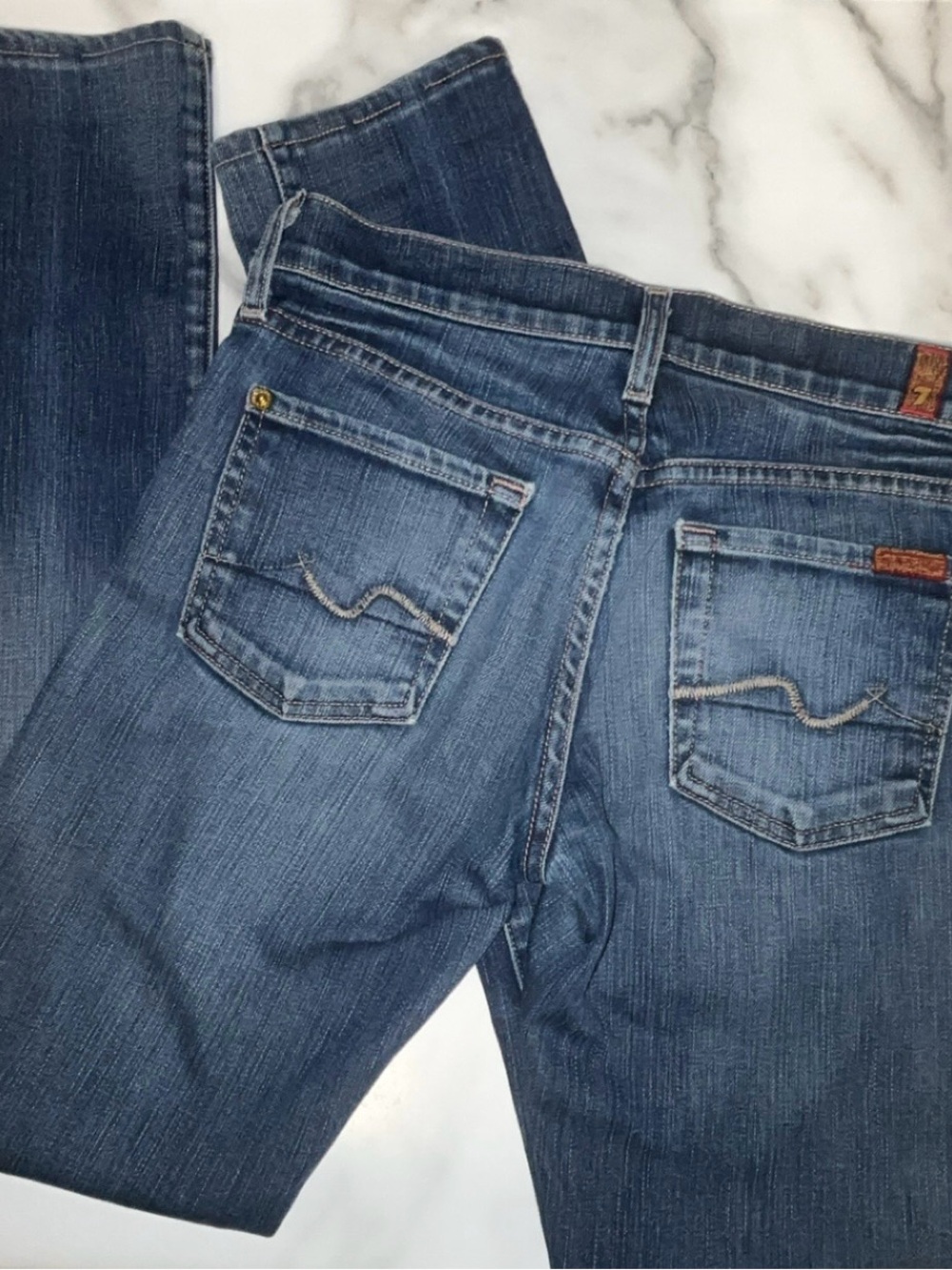 7 For All Mankind Women's Straight Leg Jeans